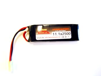 BATTERIA LI-PO 2500mAh-11.1V-15C E-POWER