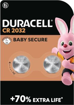 BATTERIE AL LITIO A BOTTONE (2PEZZI)-3V CR2032 DURACELL