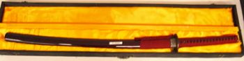 KATANA SEMI-AFFILATA RIPRODUZIONE BORDEAUX