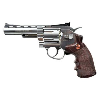 REVOLVER <7,5J BB BRUNI 4" SILVER FULL METAL