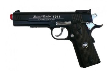 PISTOLA CO2 S.COMBAT 1911 BLACK FULL METAL WG