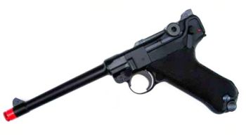 PISTOLA G.GAS LUGER P08 FULL METAL BLOWBACK WE