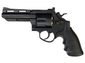 PISTOLA G.GAS REVOLVER 4" NERA HFC