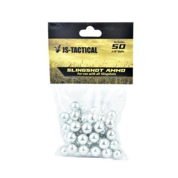 CONFEZIONE 50 BIGLIE PER FIONDA IN METALLO 9,5MM