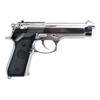 PISTOLA G.GAS BERETTA 92 SILVER FULL METAL BLOWBACK HFC