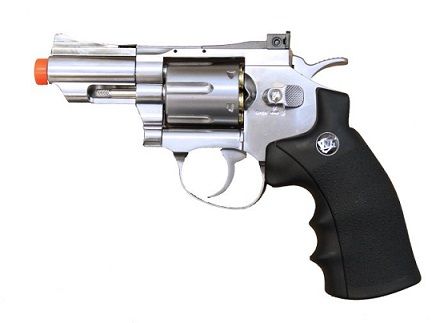 PISTOLA CO2 REVOLVER SPORT7 SERIES 708 SILVER WG