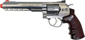 PISTOLA CO2 REVOLVER 6" SILVER 702 WG
