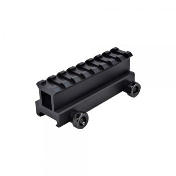 SLITTA WEAVER METALLO RIALZATA 2CM SEE THRU