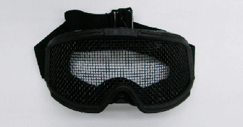 MASCHERA SNOW NERA CON RETE