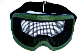 MASCHERA SNOW VERDE CON RETE