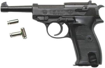 Pistola a Salve New police a salve calibro 9 mm Silver + 50 COLPI - Softair  Rastelli San Marino