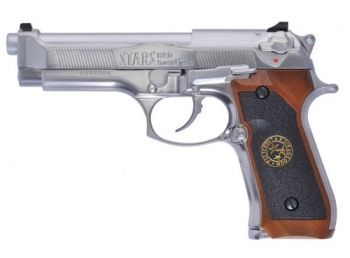 PISTOLA G.GAS B92F SILVER SPECIAL TEAM SAMURAI EDGE BLOWBACK FULL METAL WE